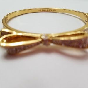 Kate spade, gold tone, bow bracelet